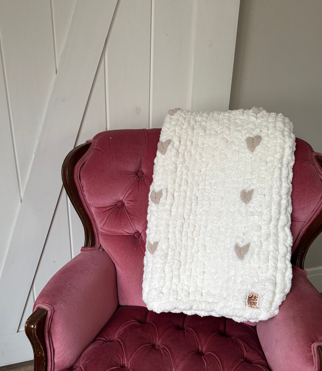 Heart Baby Blanket