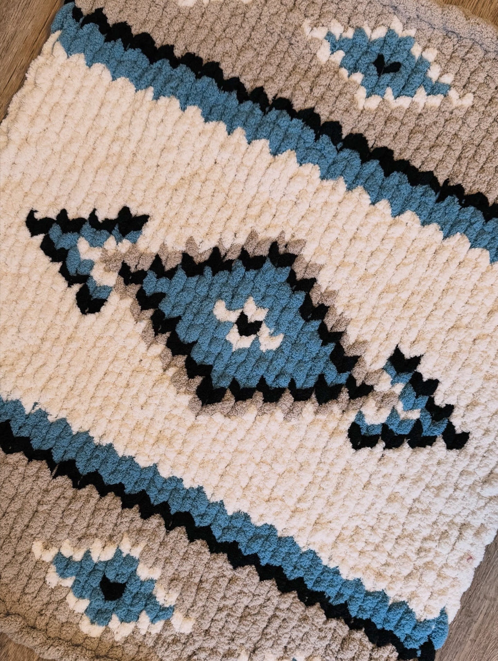 3-in-1 Western Blanket Pattern