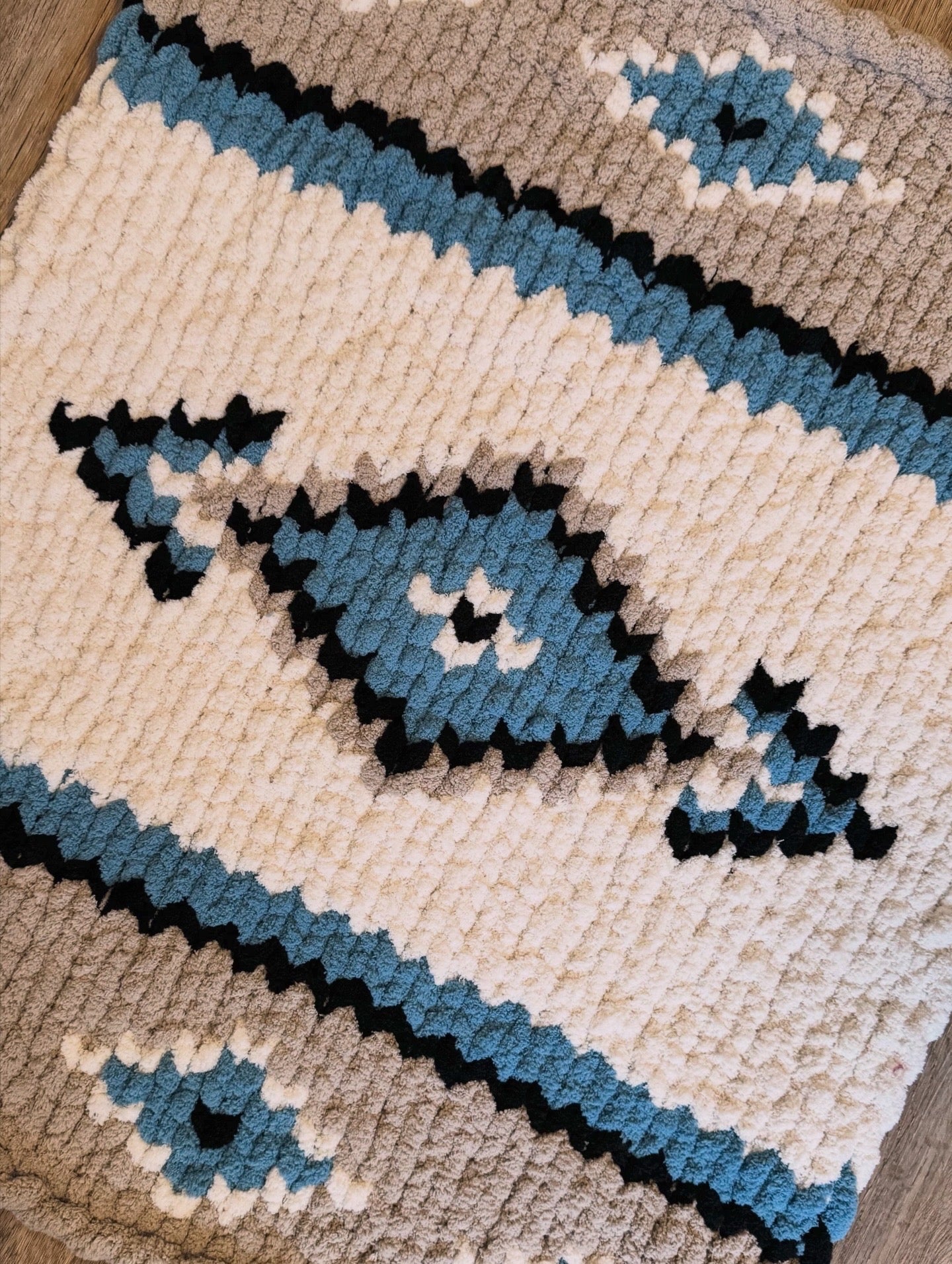 3-in-1 Western Blanket Pattern