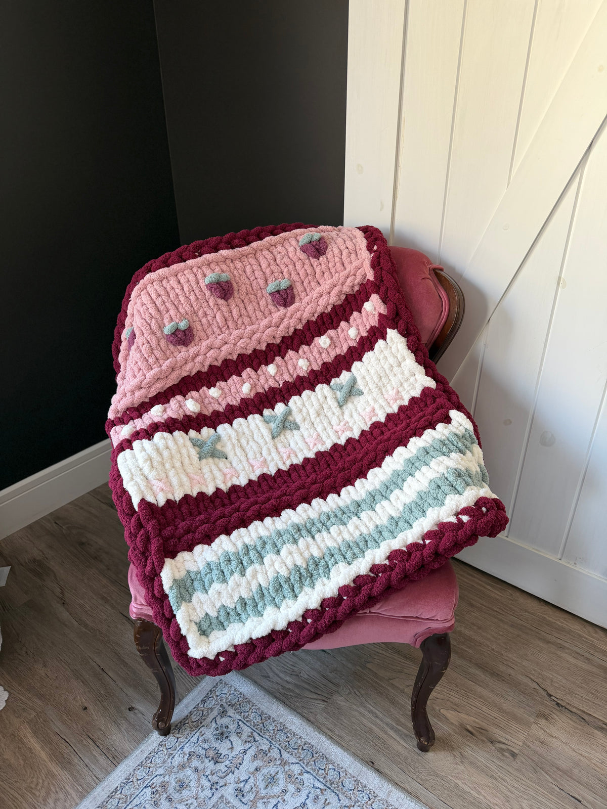 Strawberry Shortcake Baby Blanket
