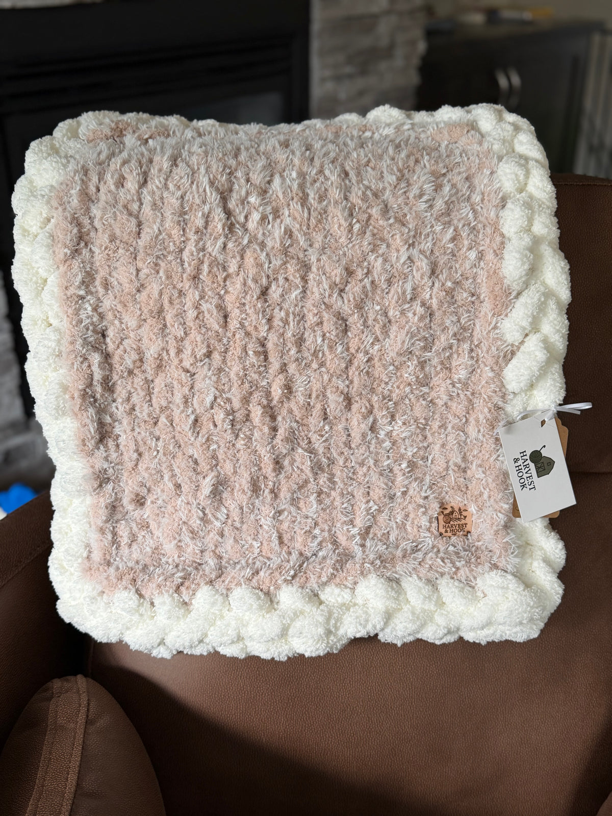 Fuzzy Baby Car Seat Blanket