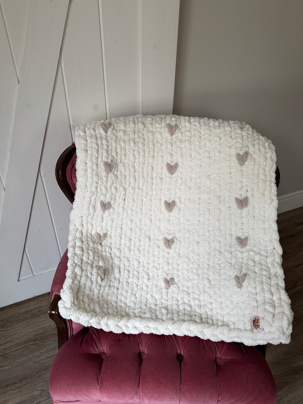 Heart Baby Blanket