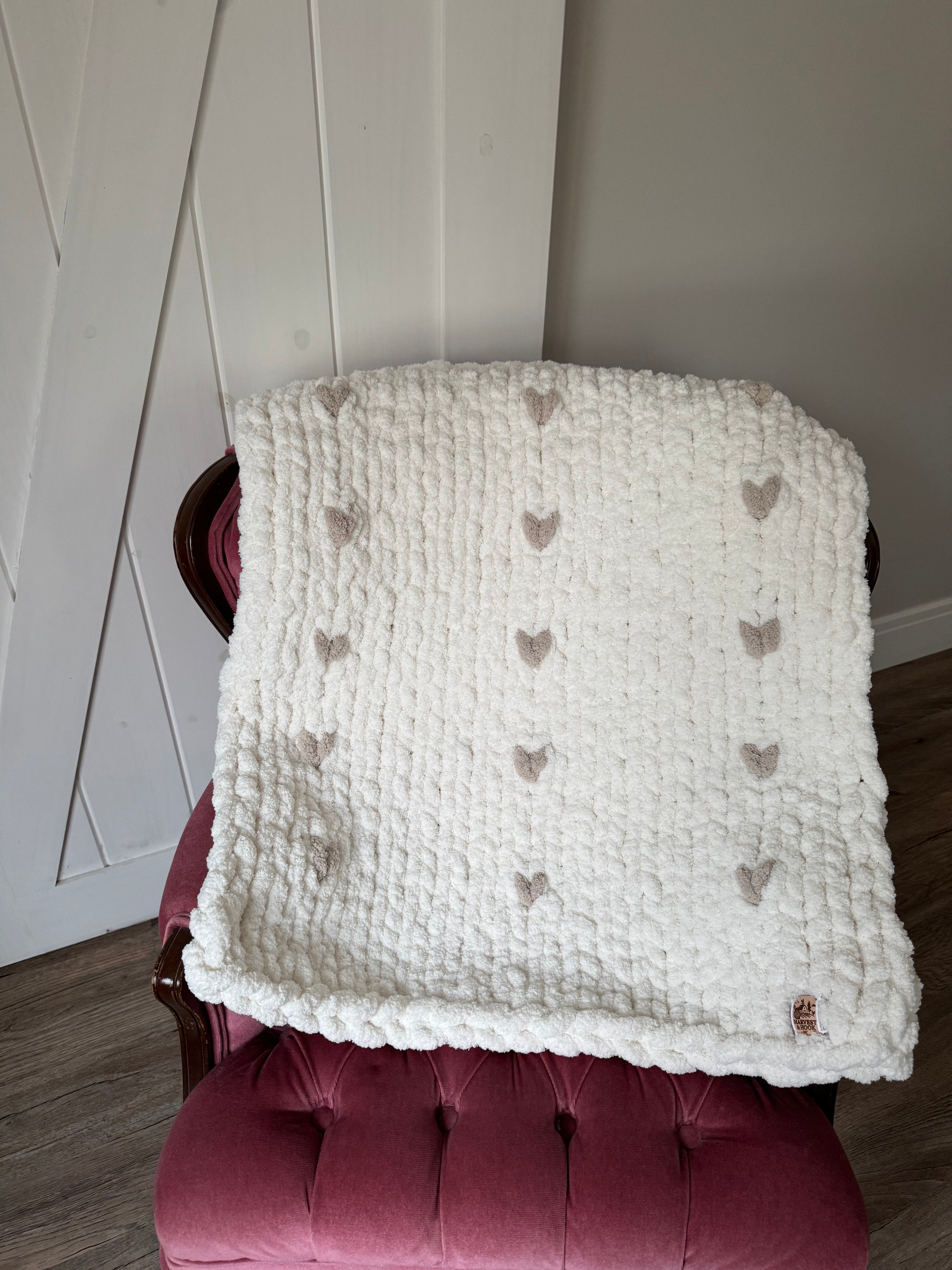 Heart Baby Blanket