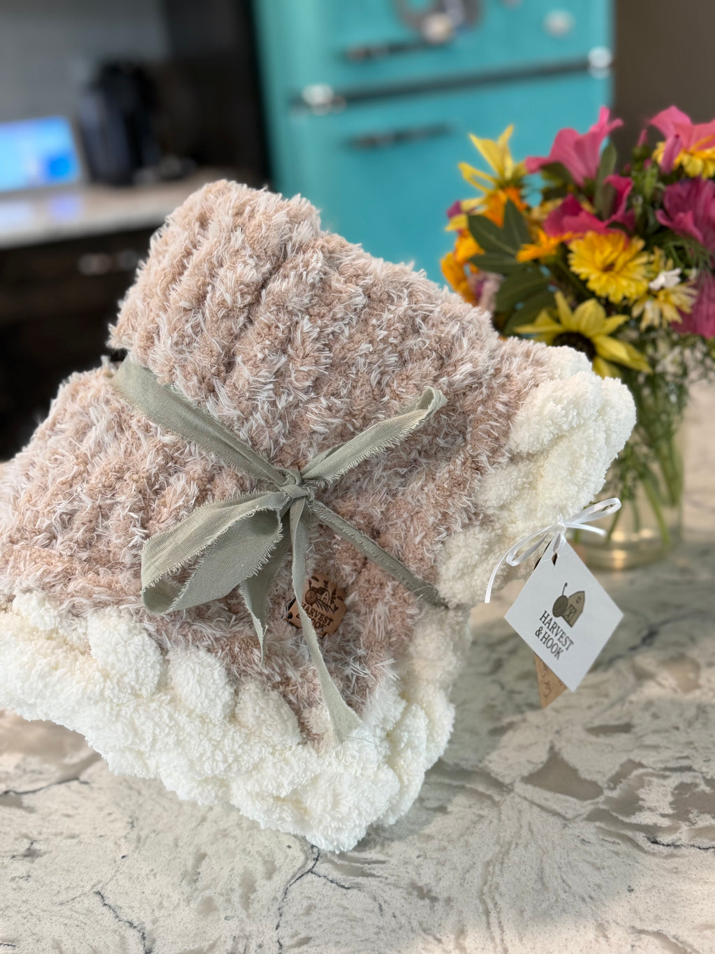 Fuzzy Baby Car Seat Blanket