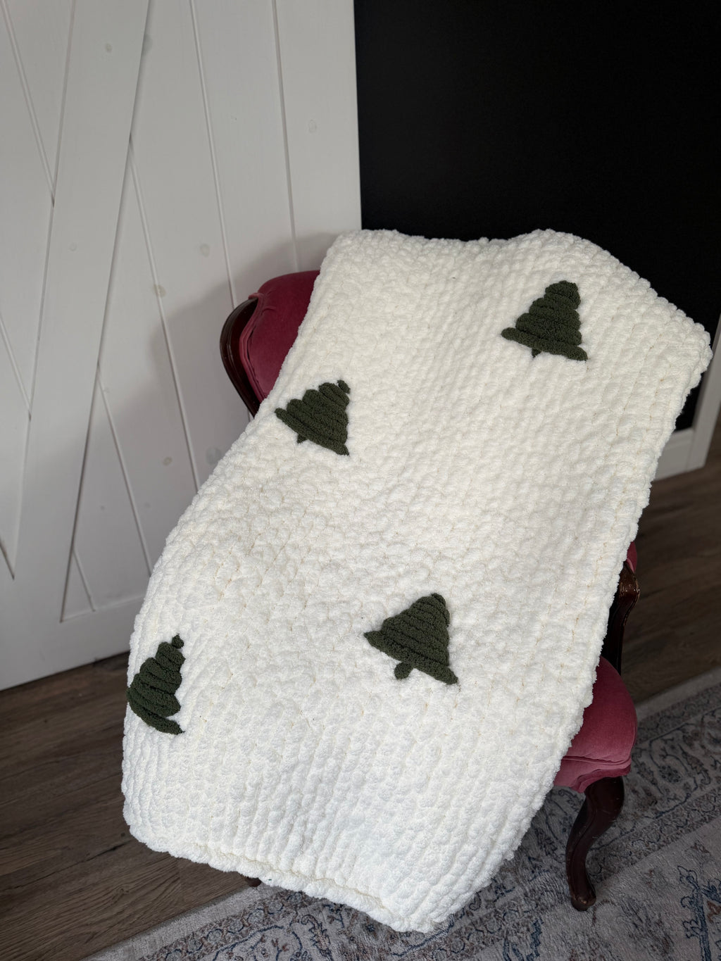 Christmas Tree Throw Blanket