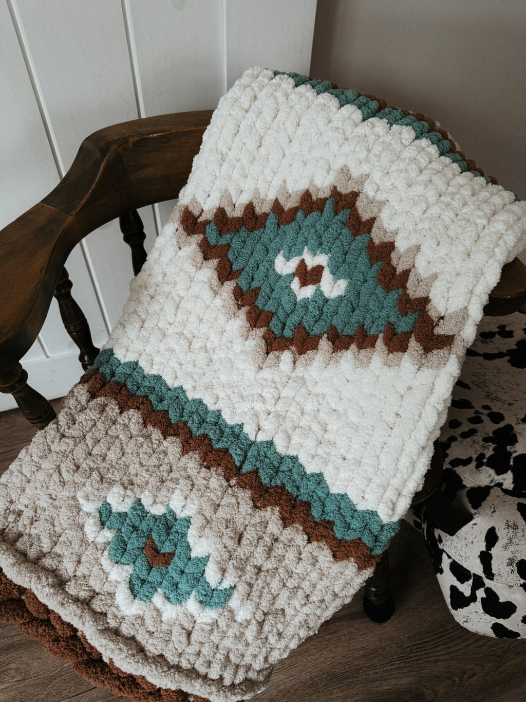 3-in-1 Western Blanket Pattern