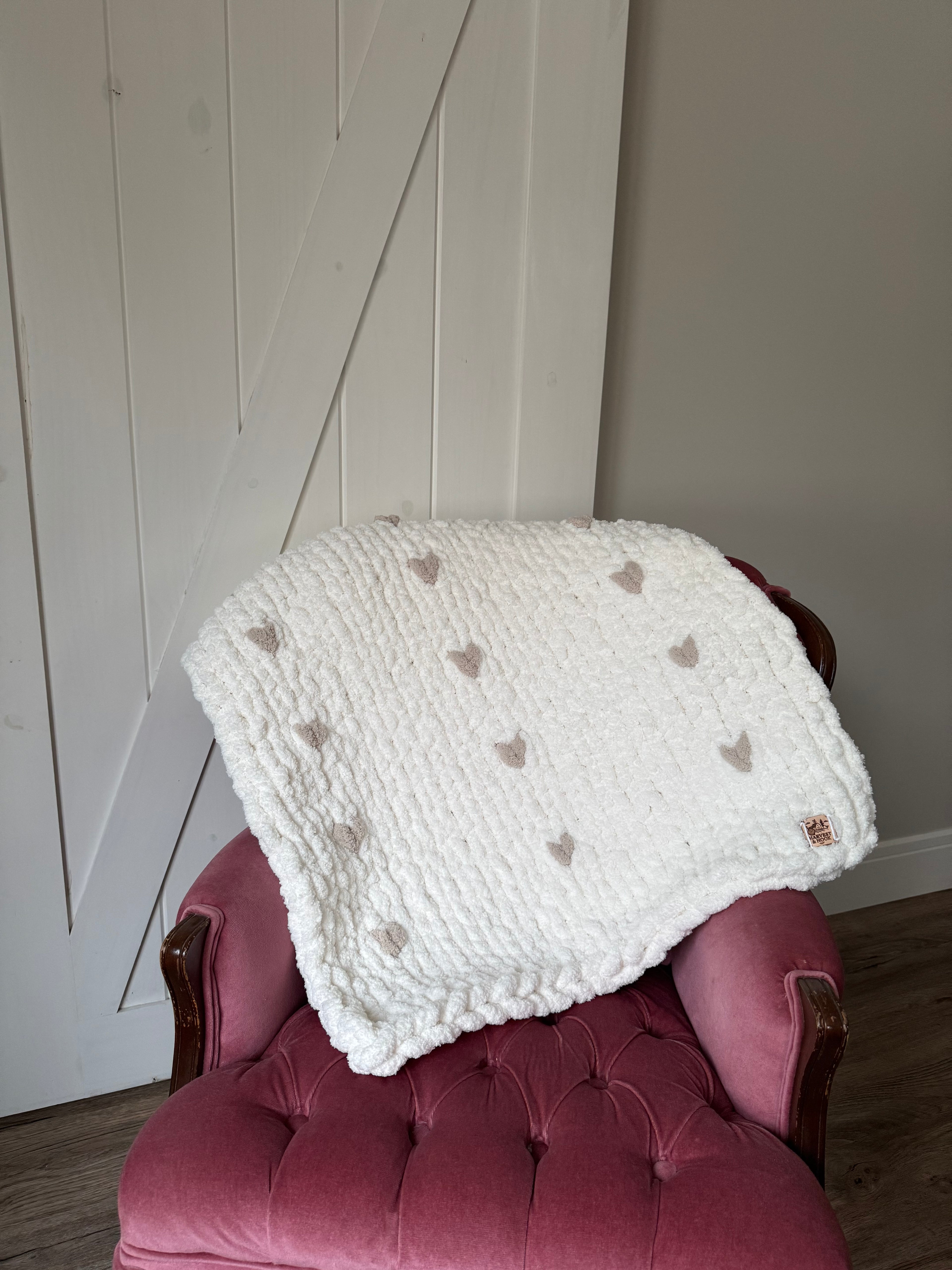 Heart Baby Blanket