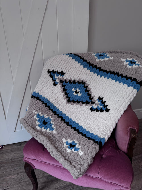 3-in-1 Western Blanket Pattern